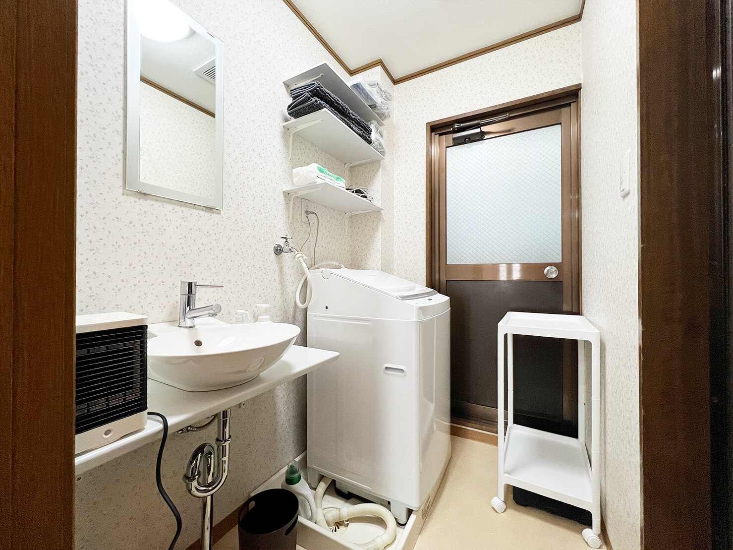 洗濯機完備でコインランドリーは不要です