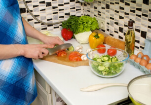 おいしいごはんの調理の様子